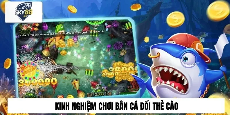 Kinh nghiệm chơi bắn cá đổi thẻ cào thắng đậm cho thành viên